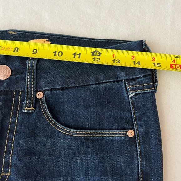Seven7 Women's Tummyless High Rise Skinny Jeans Sz 4 Dark Wash Cotton Blend NWOT - Picture 7 of 10